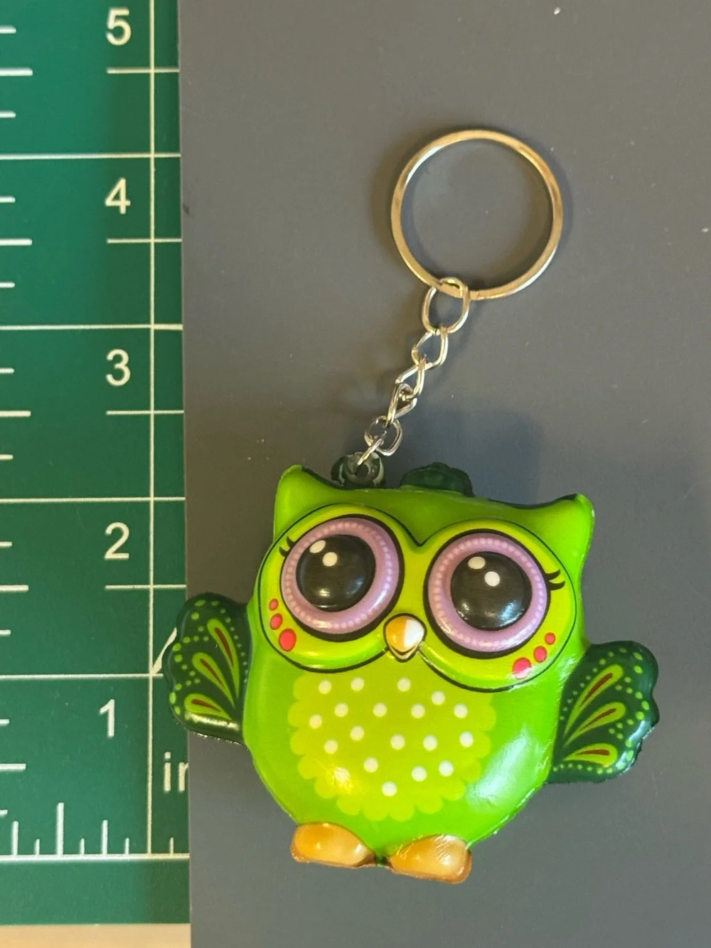 Brand New Cute Green Owl Squishy Keychain TikTok Viral